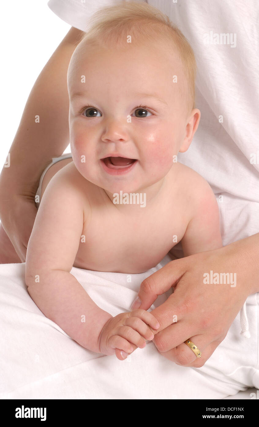 Portrait Of A Happy Baby Boy Stock Photo Alamy