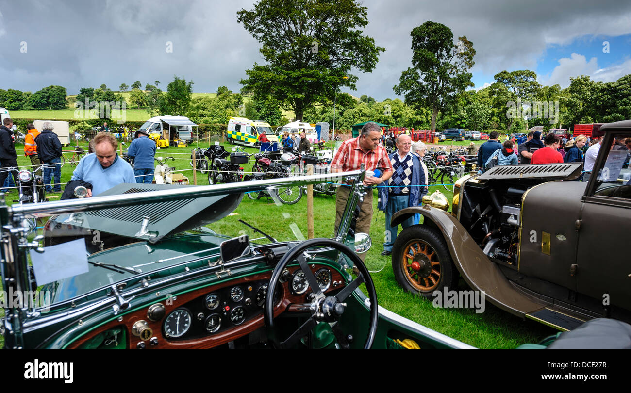 Vintage car rally in biggar hi-res stock photography and images - Alamy