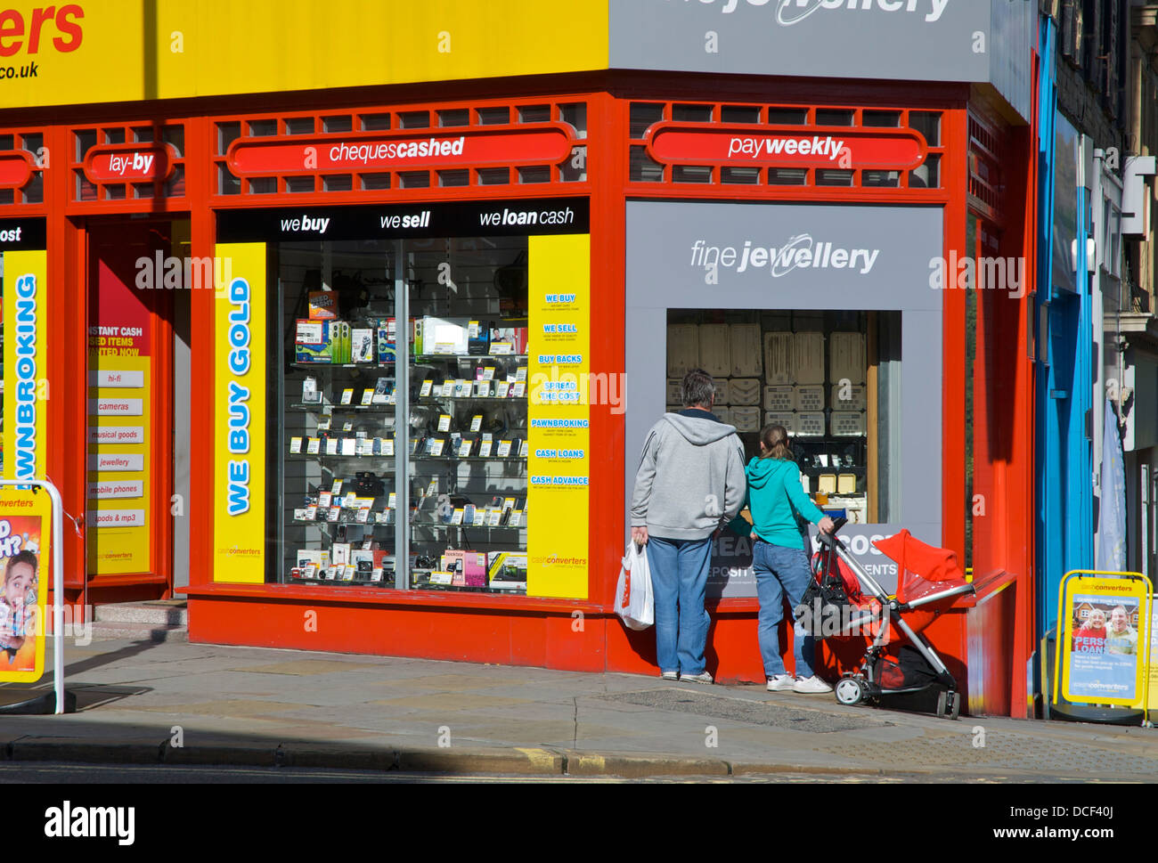 Cash converters woman hires stock photography and images Alamy