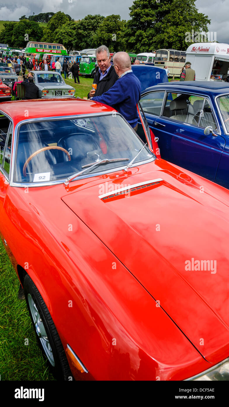 Vintage Car Rally in Biggar, South Lanarkshire, Scotland Stock Photo