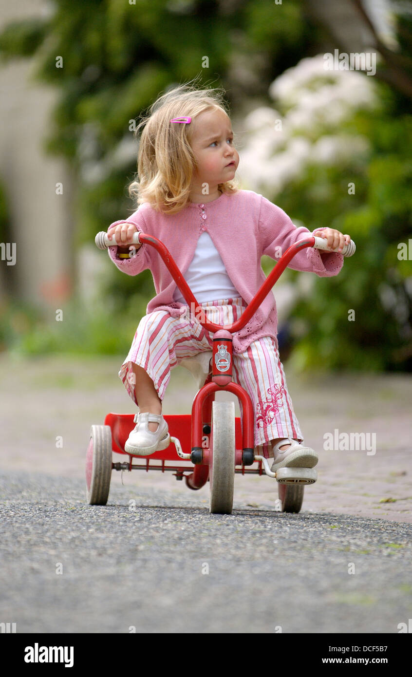 little girl tricycle