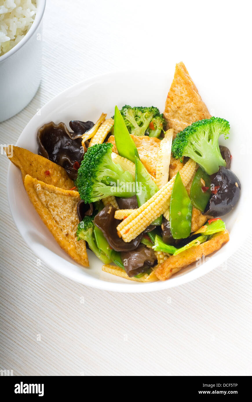 tofu beancurd and vegetables Stock Photo Alamy