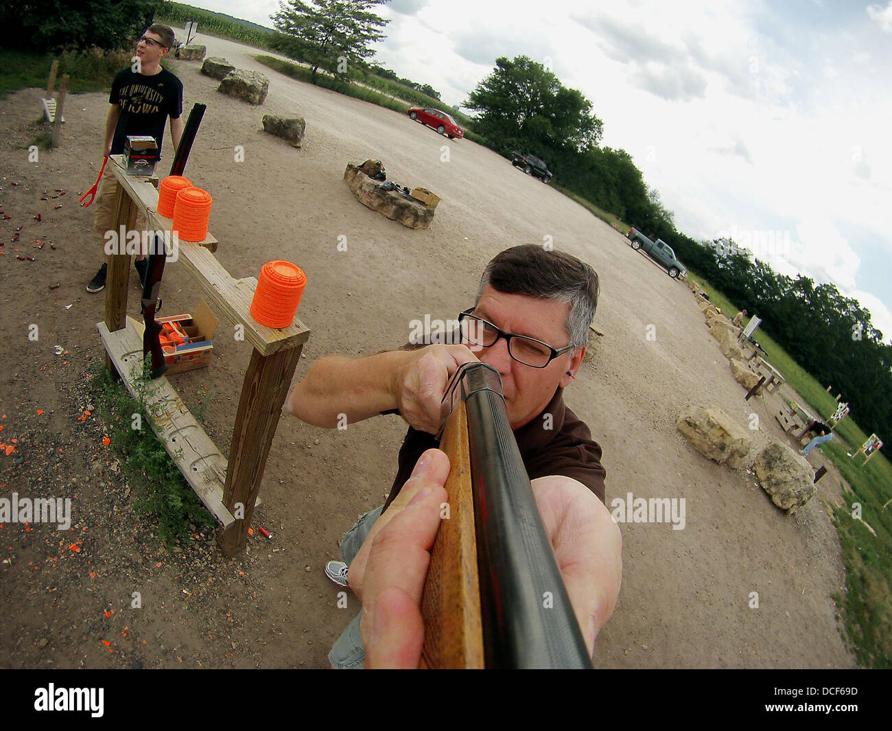 Feb. 29, 2012 Princeton, IOWA, USA Family members enjoy an