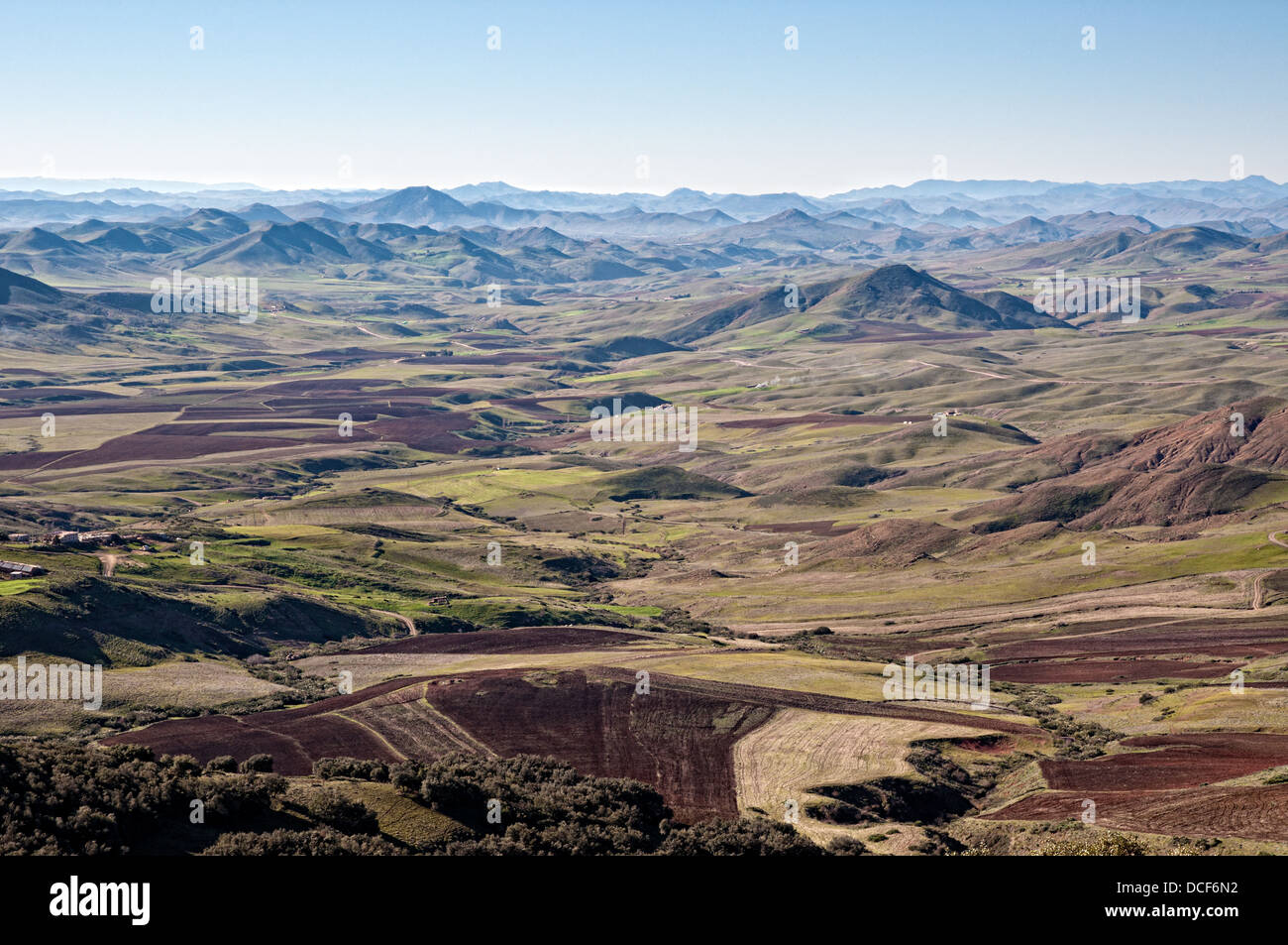Tigrigra Valley, Middle Atlas, Morocco Stock Photo