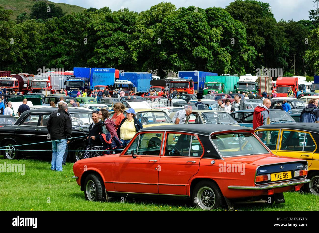 Vintage car rally in biggar hires stock photography and images Alamy