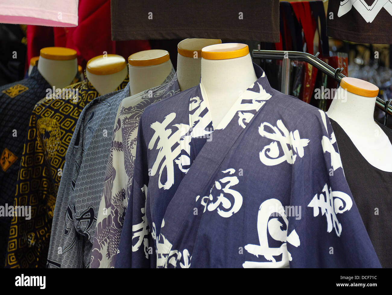 Souvenir shop, Senso-ji temple Nakamise Dori Street Stock Photo