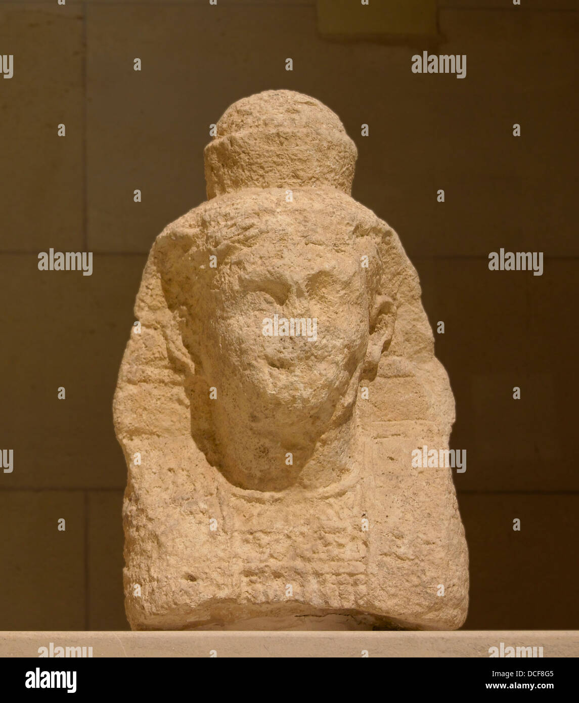 Head of a phoenician sphinx Stock Photo