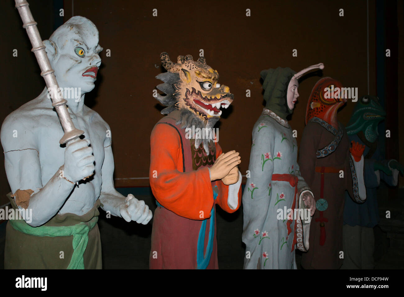Monsters in the departments of hell, Dongyue Temple, Beijing Stock Photo -  Alamy