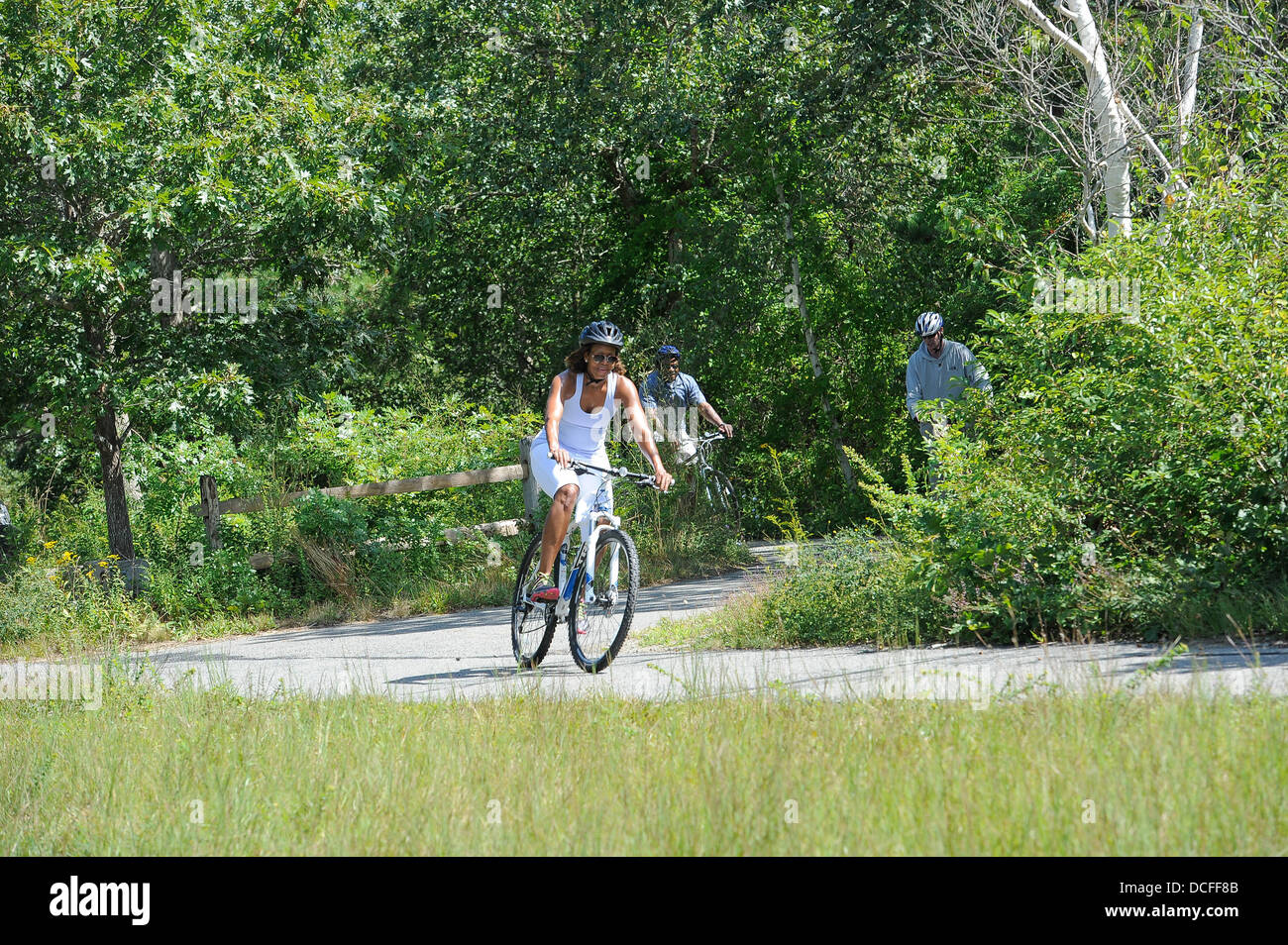 Martha's Vineyard, Massachusetts, USA. 16th Aug. 2013. First Lady ...