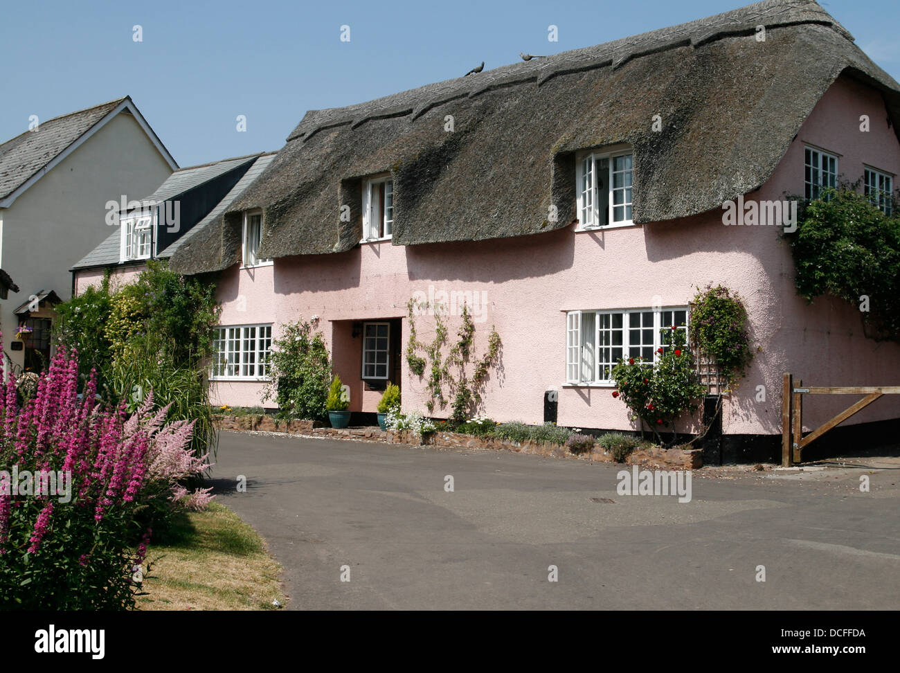 Thatched cottage dunster somerset england hires stock photography and images Alamy