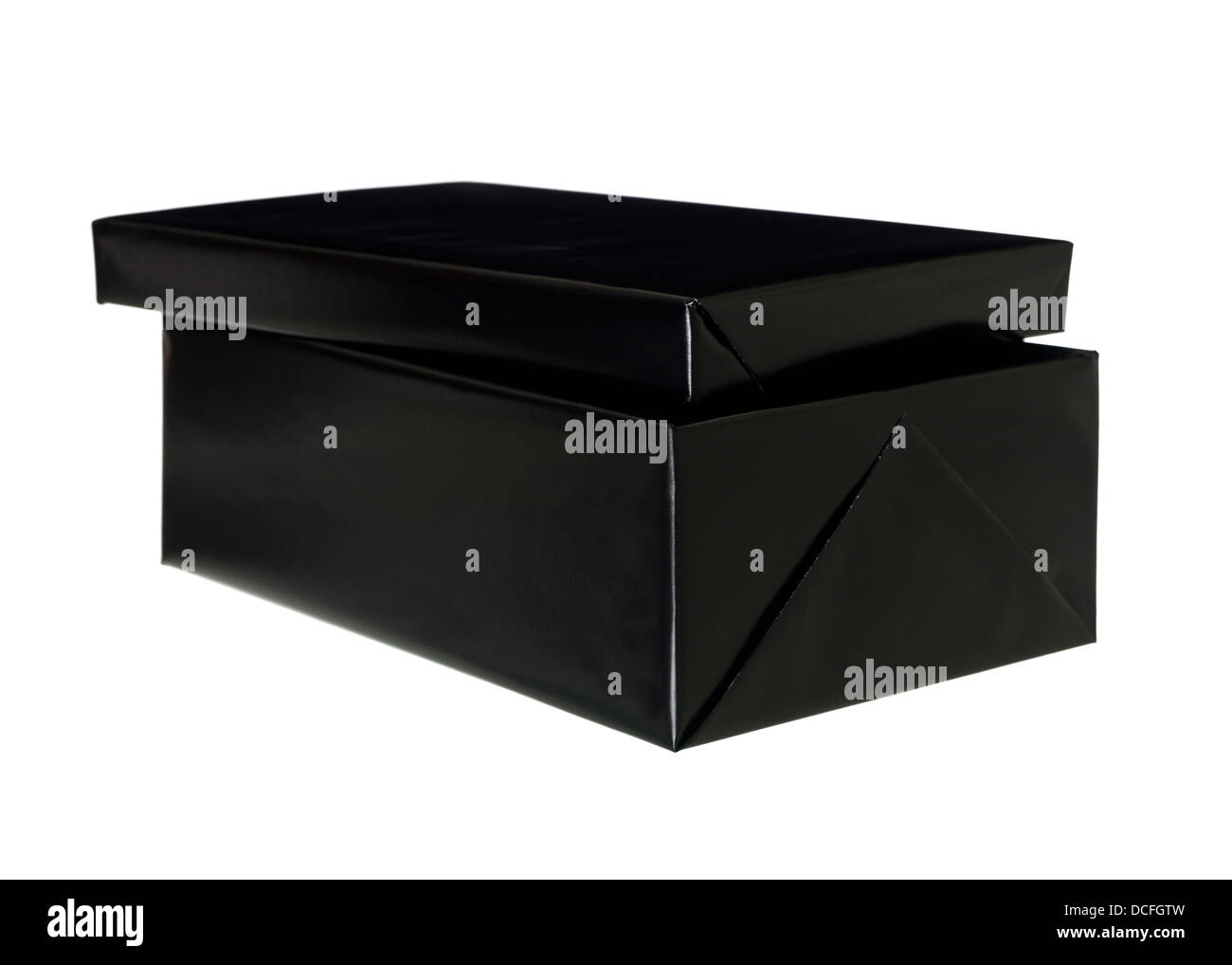 Black and white present Stock Photo - Alamy