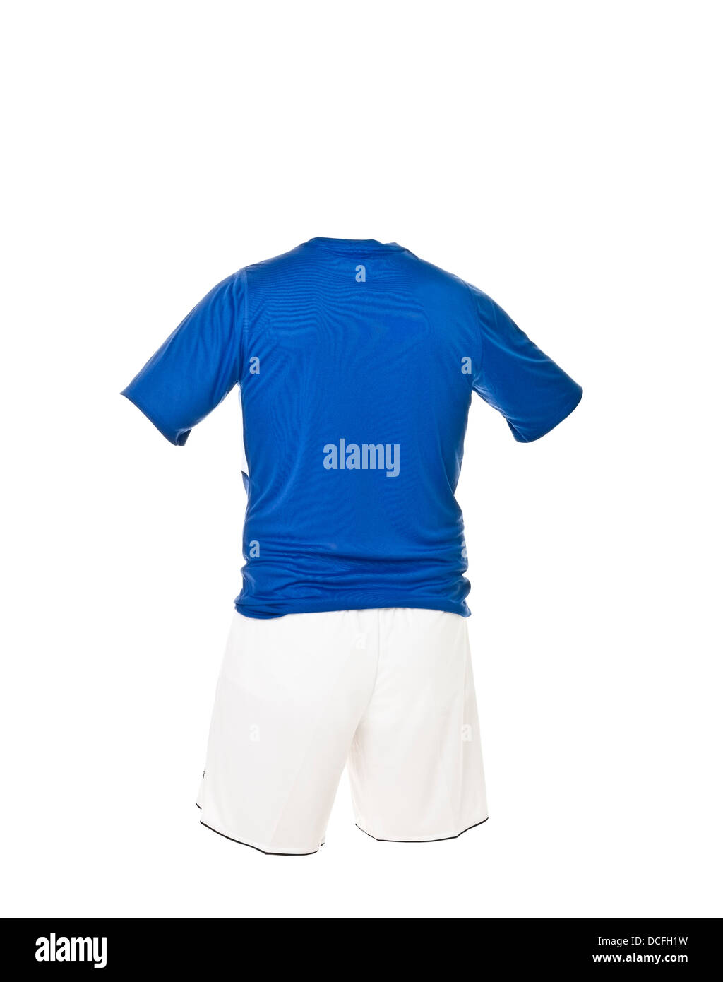 Blue T-Shirt with white shorts