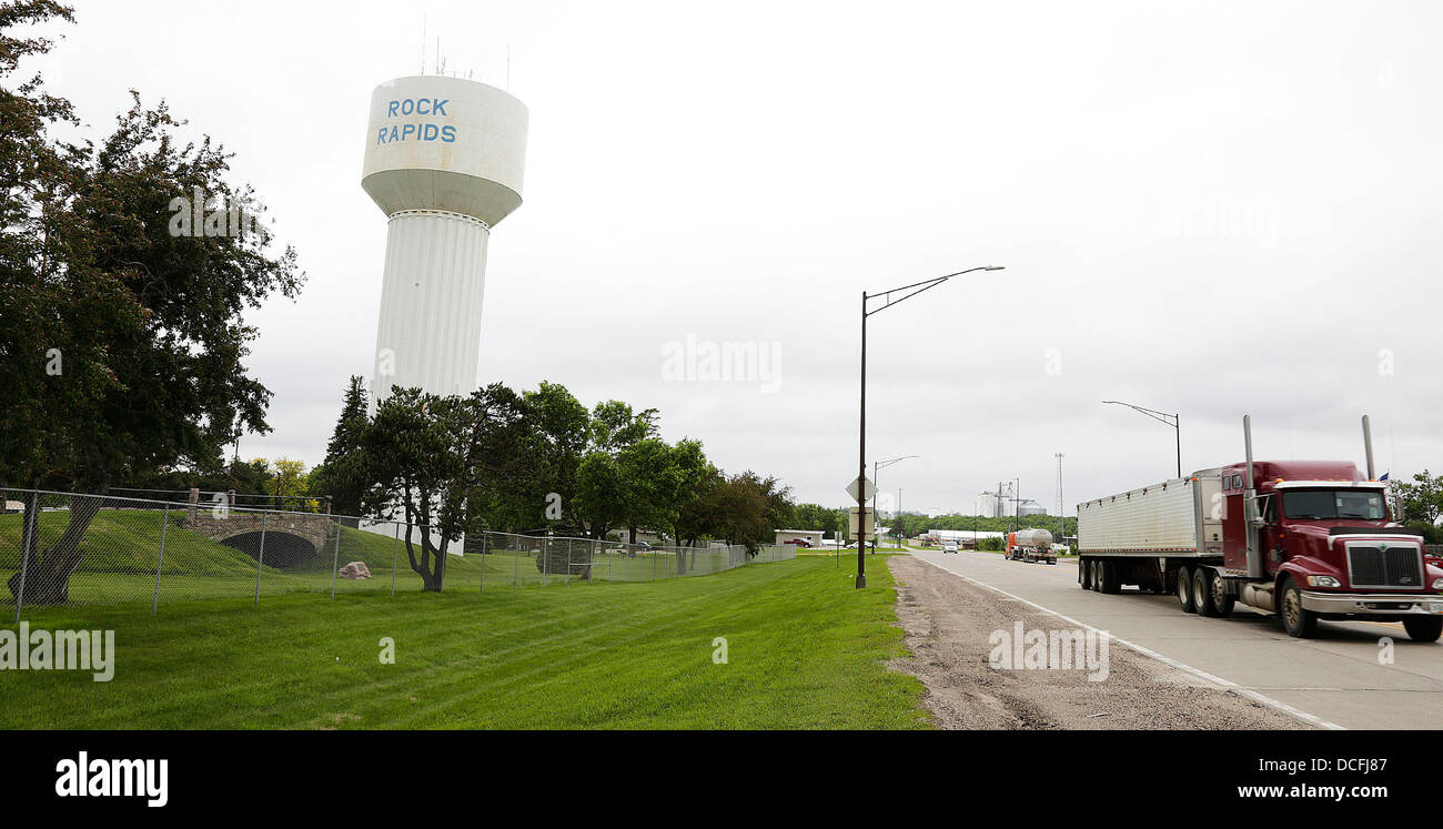 June 6, 2013 Rock Rapids, Iowa, U.S. The first reinforced concrete
