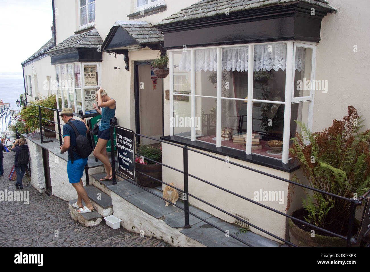 Clovelly village North Devon Stock Photo Alamy