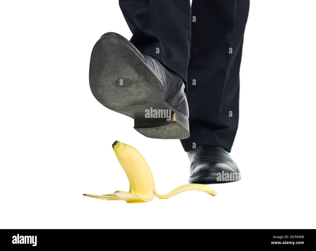 Stepping banana peel hires stock photography and images Alamy