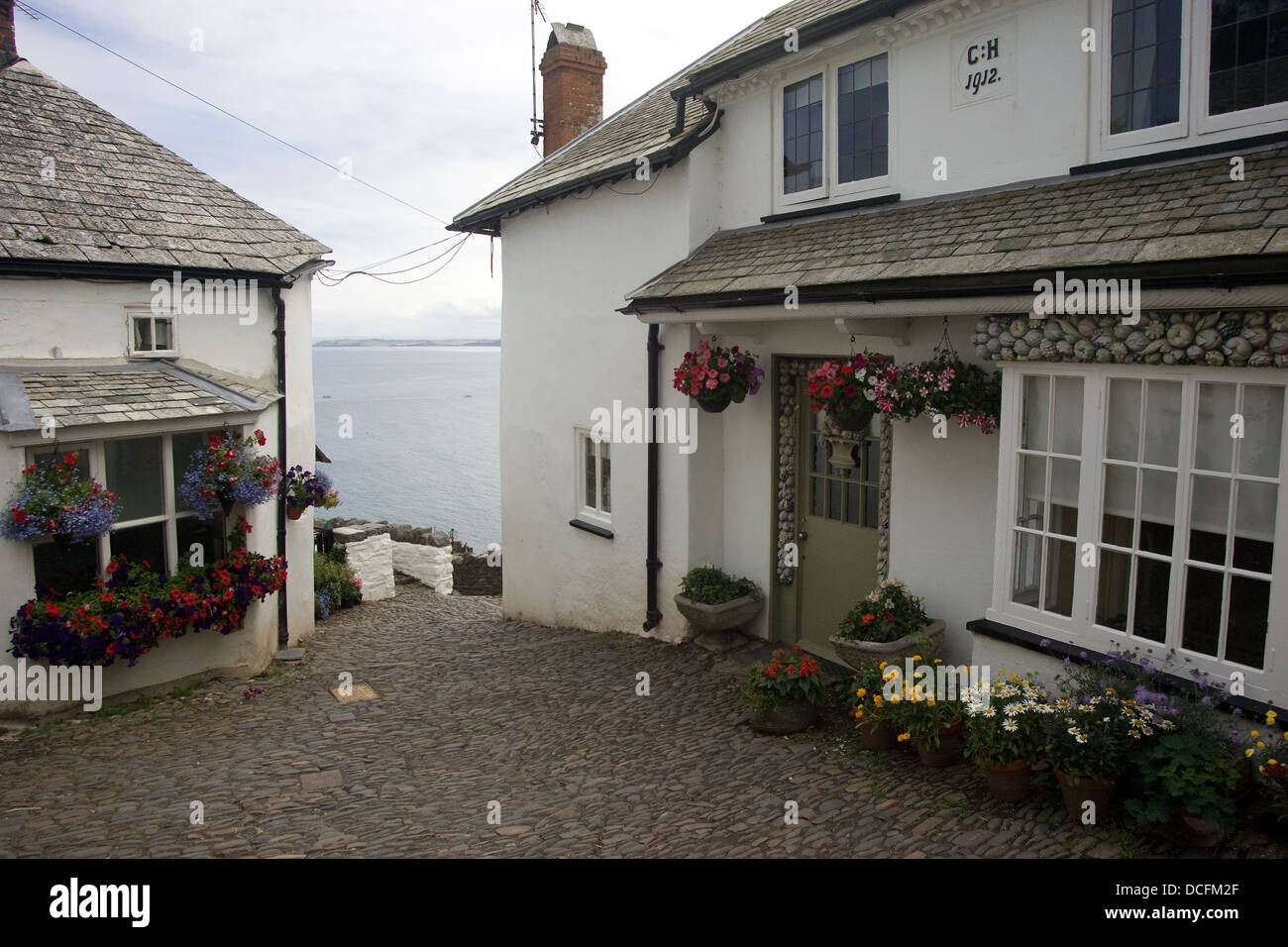 Clovelly village North Devon Stock Photo Alamy