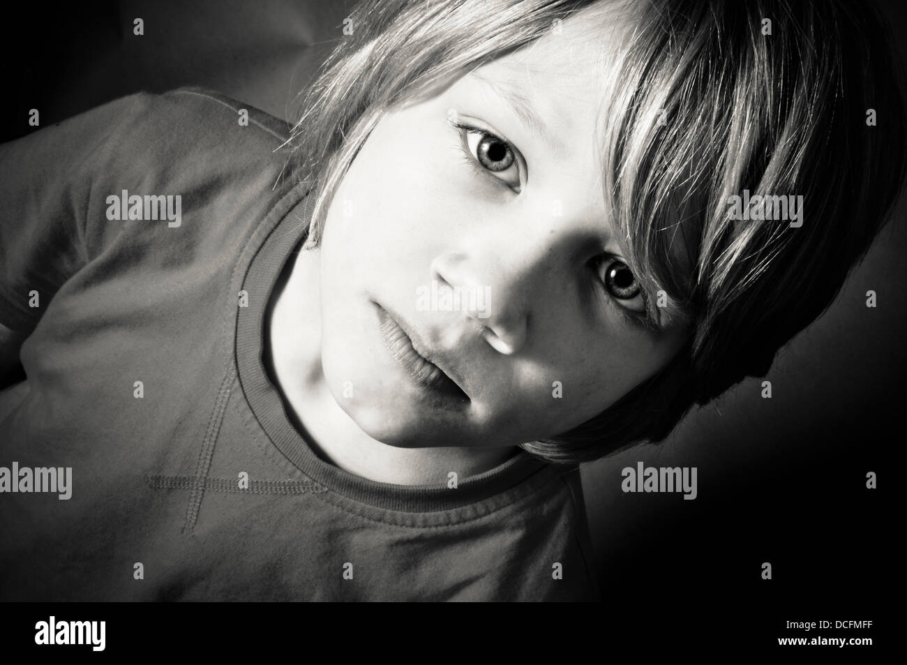 Child abuse victim Stock Photo