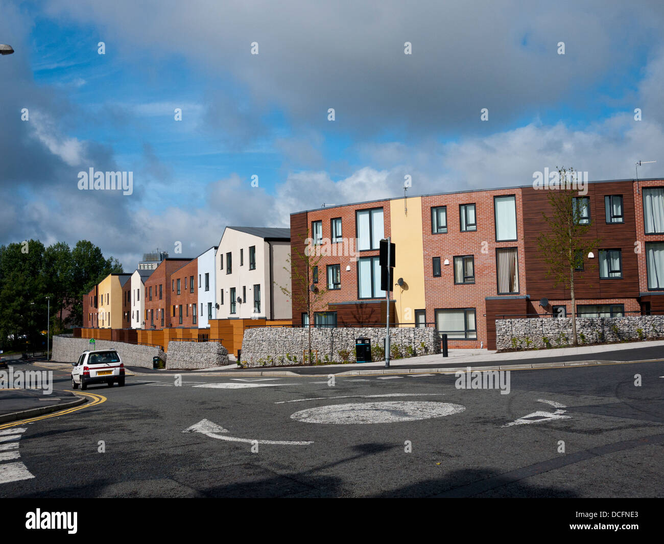 New housing developments Oldham town centre, Oldham, Greater Manchester