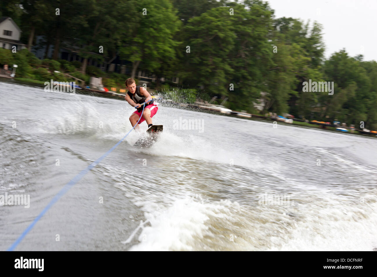 Water Skiing Stock Photo
