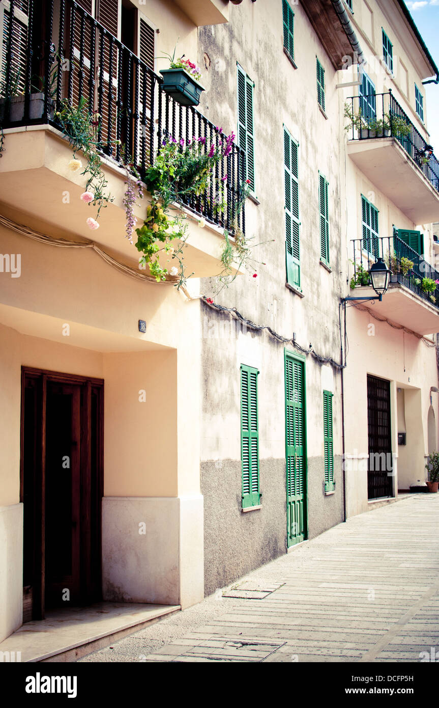 Spanish city housing Stock Photo Alamy