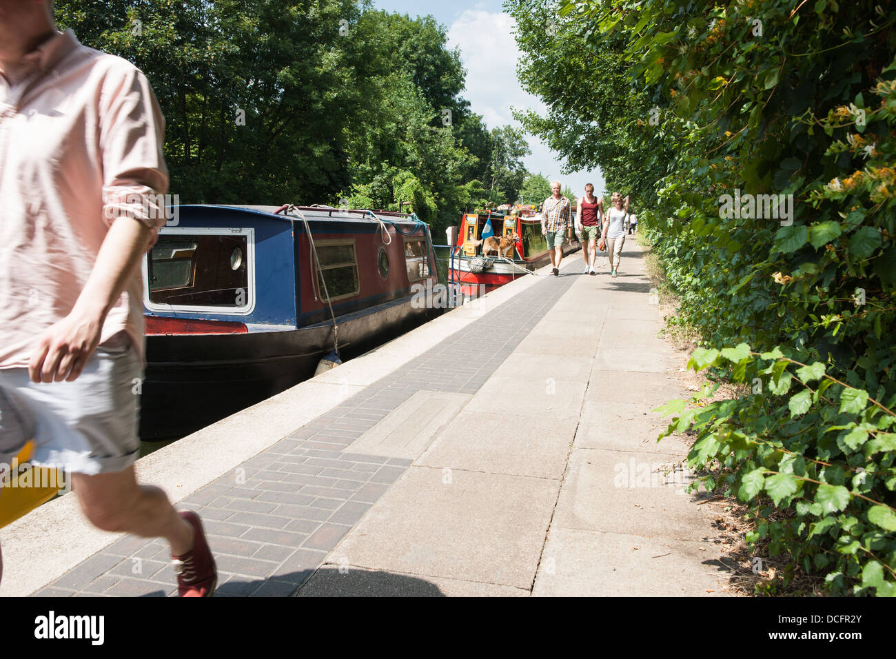 Canal pathway hi-res stock photography and images - Alamy