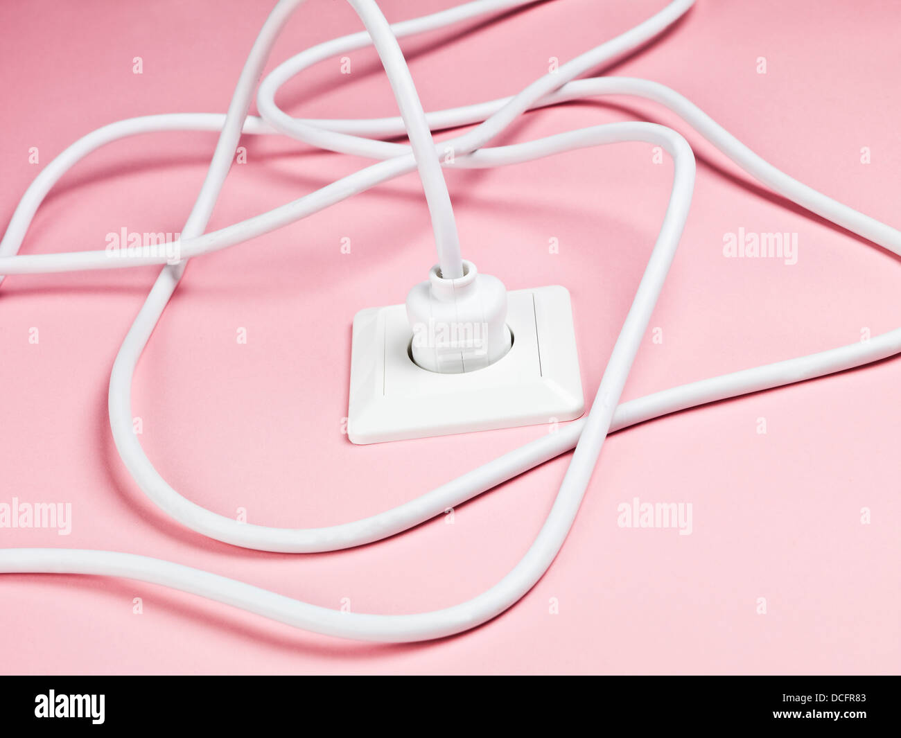 Pink cables hi-res stock photography and images - Alamy