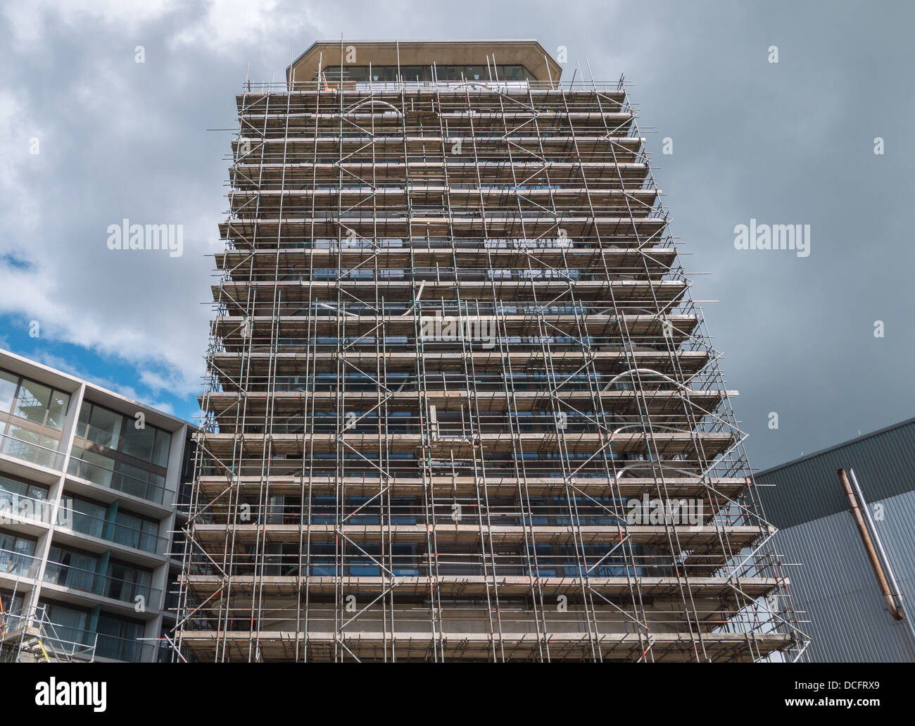 Suspect in custody after 87-year-old Maria Leal killed in Portage fire ... - Apartment Block Building Construction