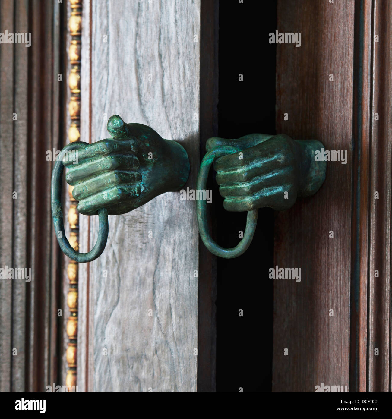 Detail Of Door Handle Of Mandarin Oriental Dhara Dhevi Hotel; Chiang