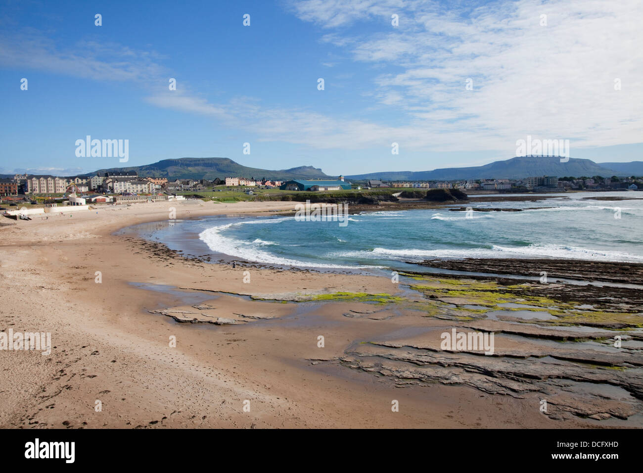 Coast And Beach Landscape; Bundoran, County Donegal, Ireland Stock Photo