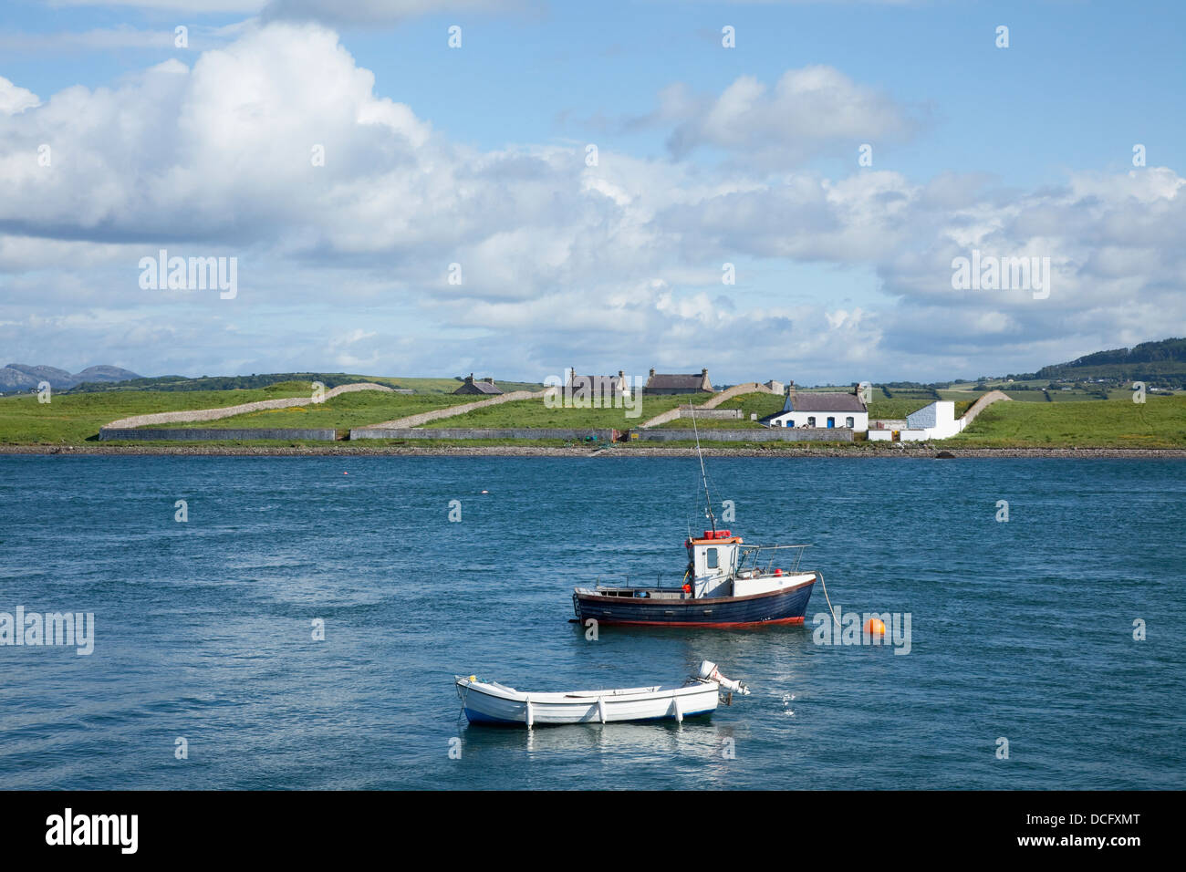 Boats In Sligo Harbour; Rosses Point, County Sligo, Ireland Stock Photo ...