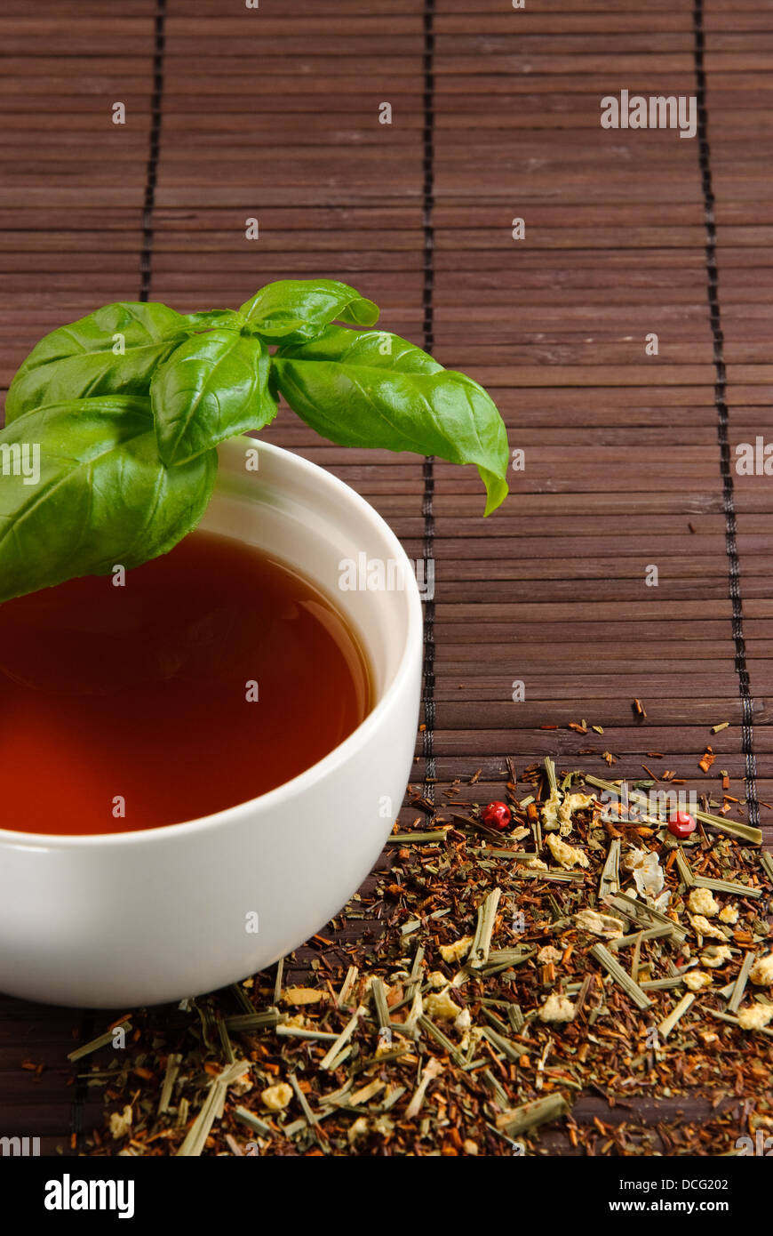 enjoy a cup of tea Stock Photo