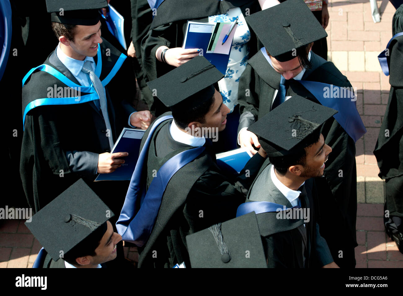 Warwick University graduation day. Stock Photo