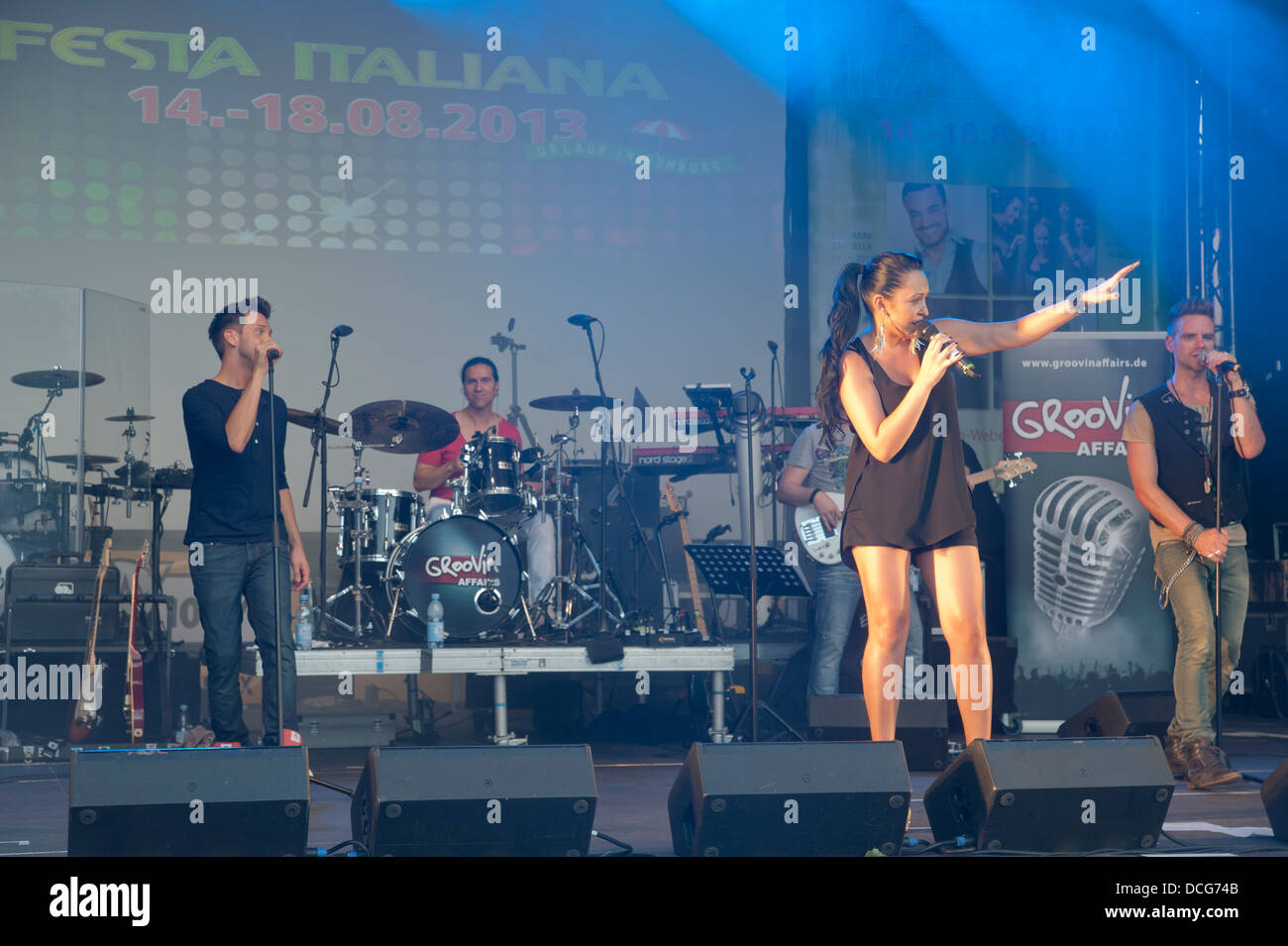 Music Band Groovin Affaires on the festival "Festa Italiana" in Honburg