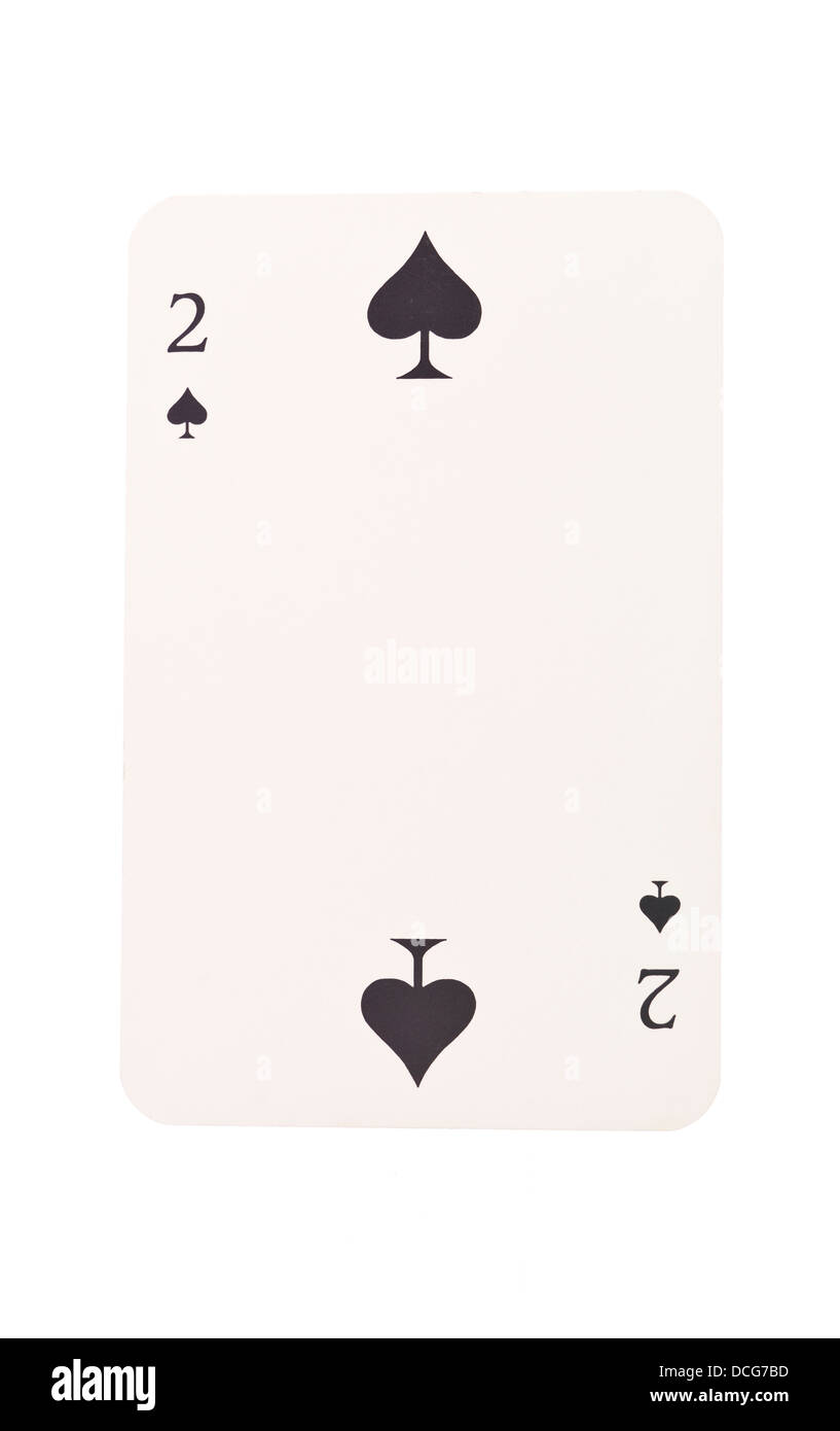Two of spades Stock Photo Alamy