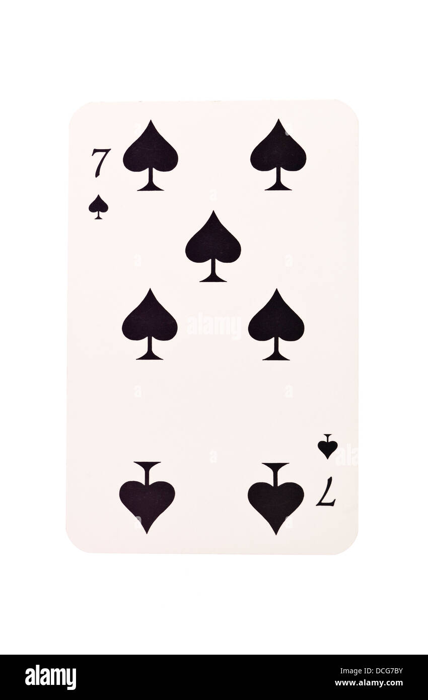 Seven of Spades Stock Photo - Alamy
