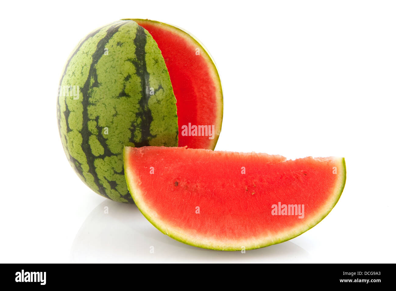 Cut water melon Stock Photo - Alamy