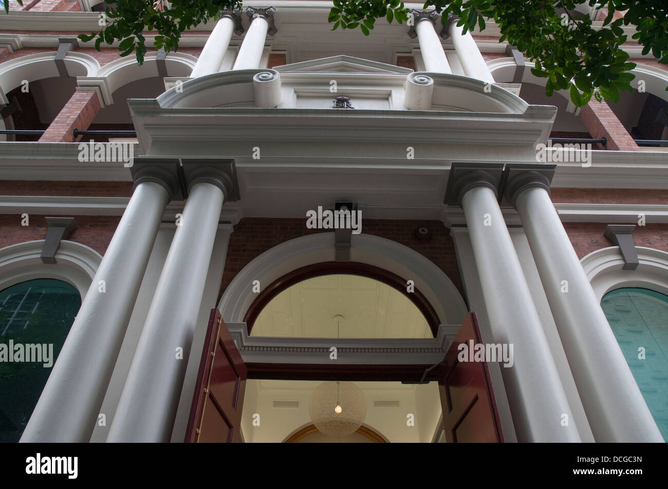 Victorian-era heritage building in Brisbane, Queensland Stock Photo