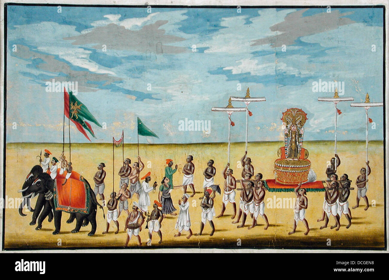 Raan Procession Religious Procession M.85.222.3 Stock Photo - Alamy