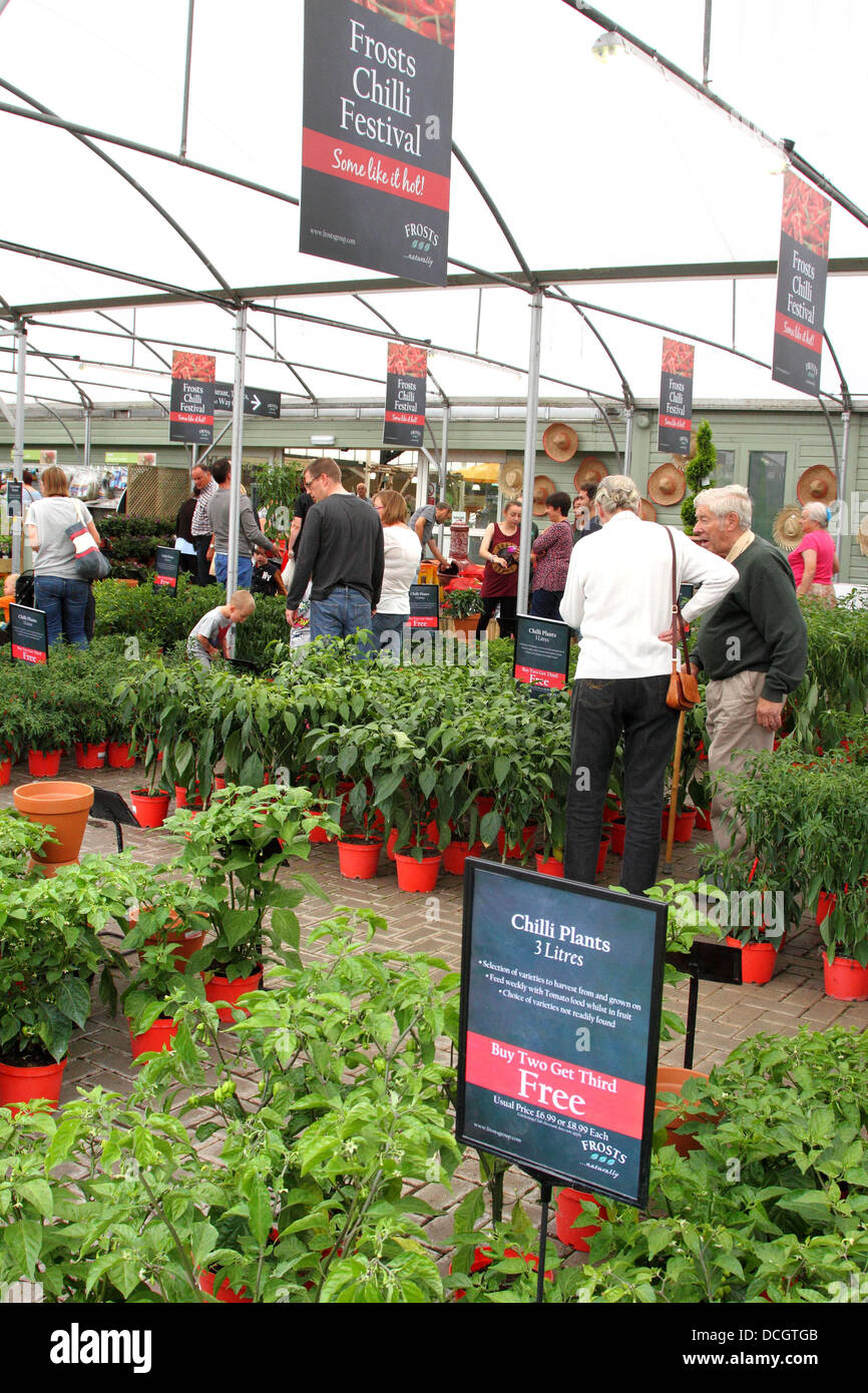 Frost's Chilli Festival at Frost's Garden Centre, Willington near