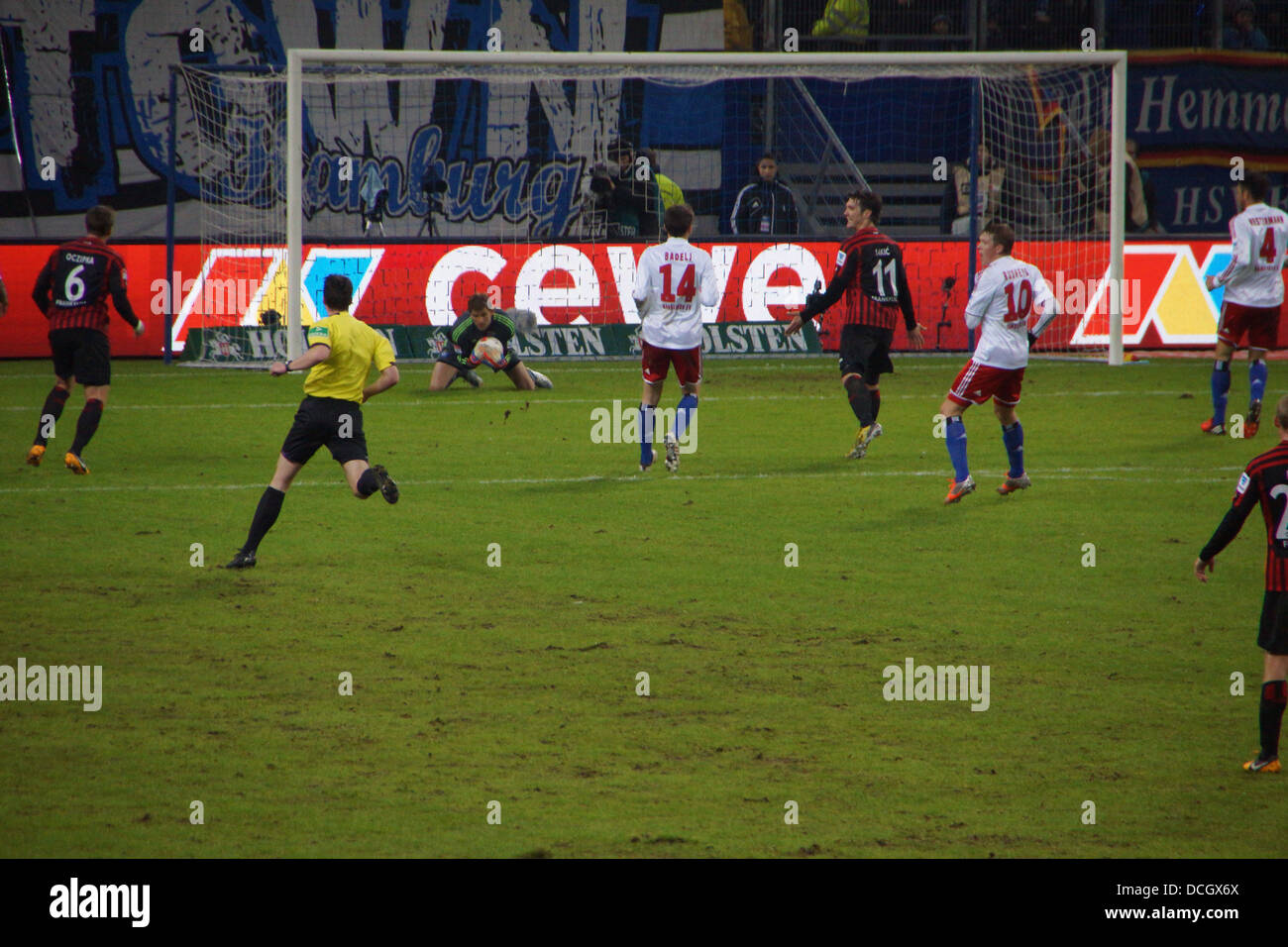 The football player Rene Adler from the team Hamburger Sportverein HSV
