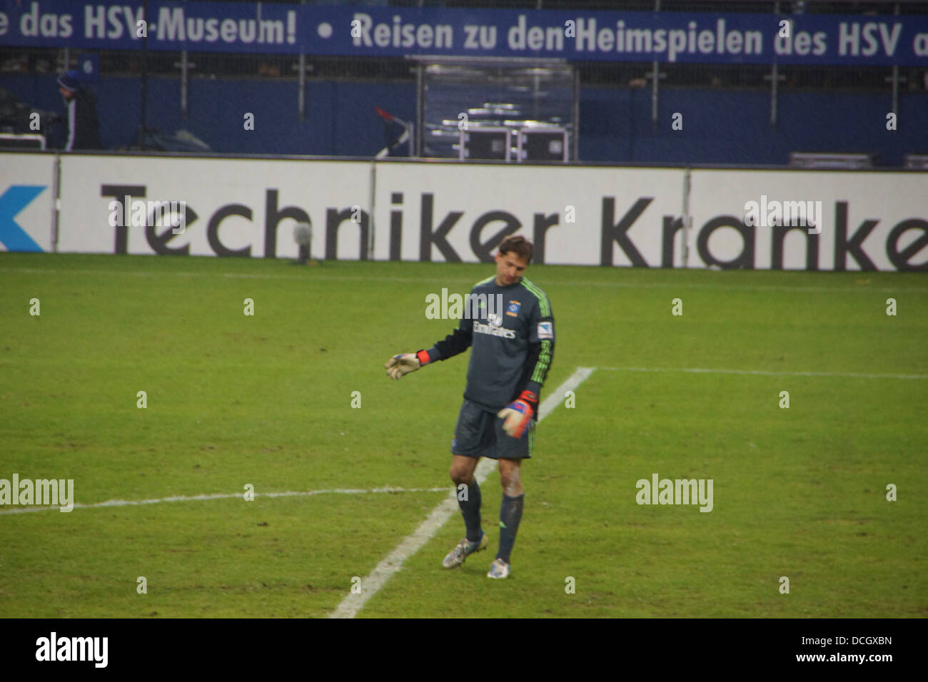 The football player Rene Adler from the team Hamburger Sportverein HSV