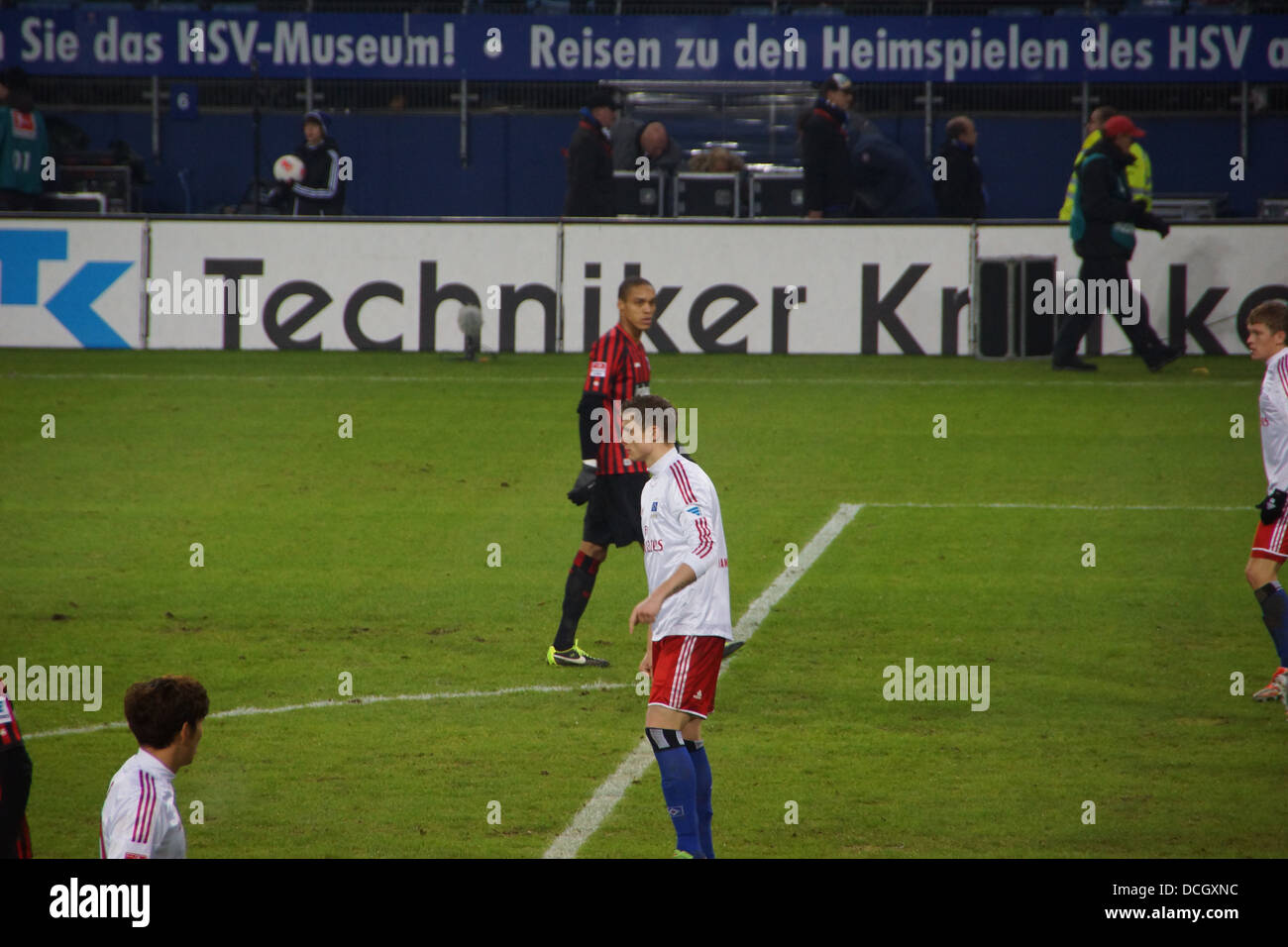 The football player Marcell Jansen from the team Hamburger Sportverein HSV Hamburg Stock Photo