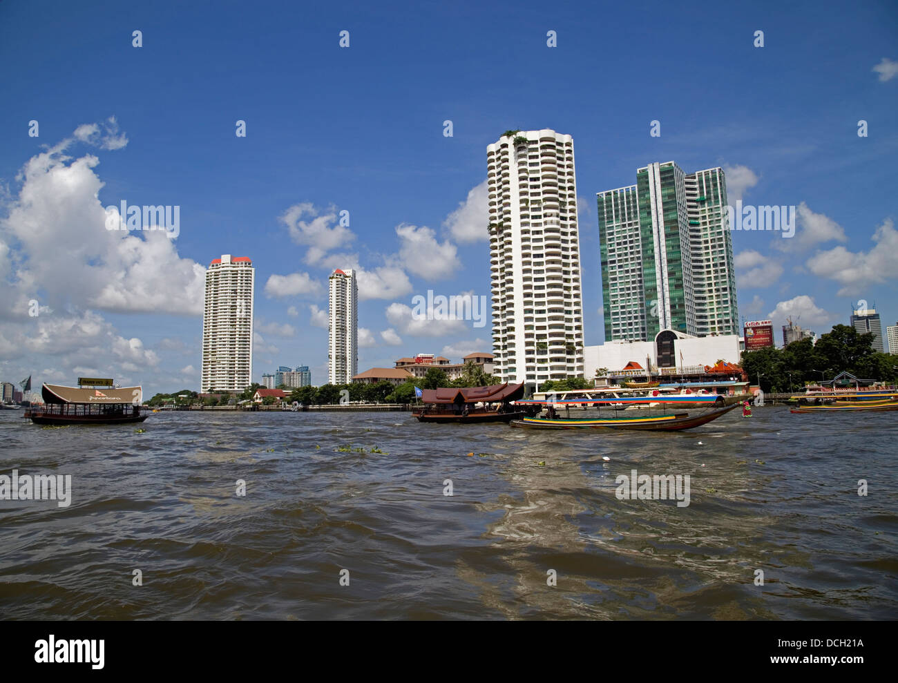 Bangkok river view Stock Photo