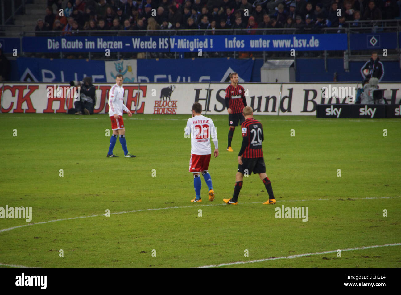 The Football Player Rafael Van Der Vaart From The Team Hamburger ...