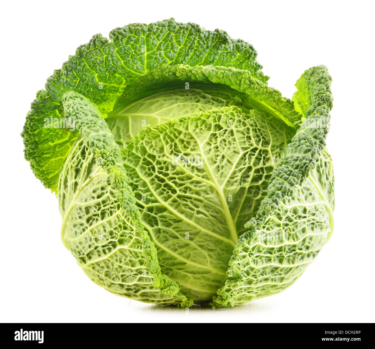Raw cabbage isolated on white Stock Photo Alamy