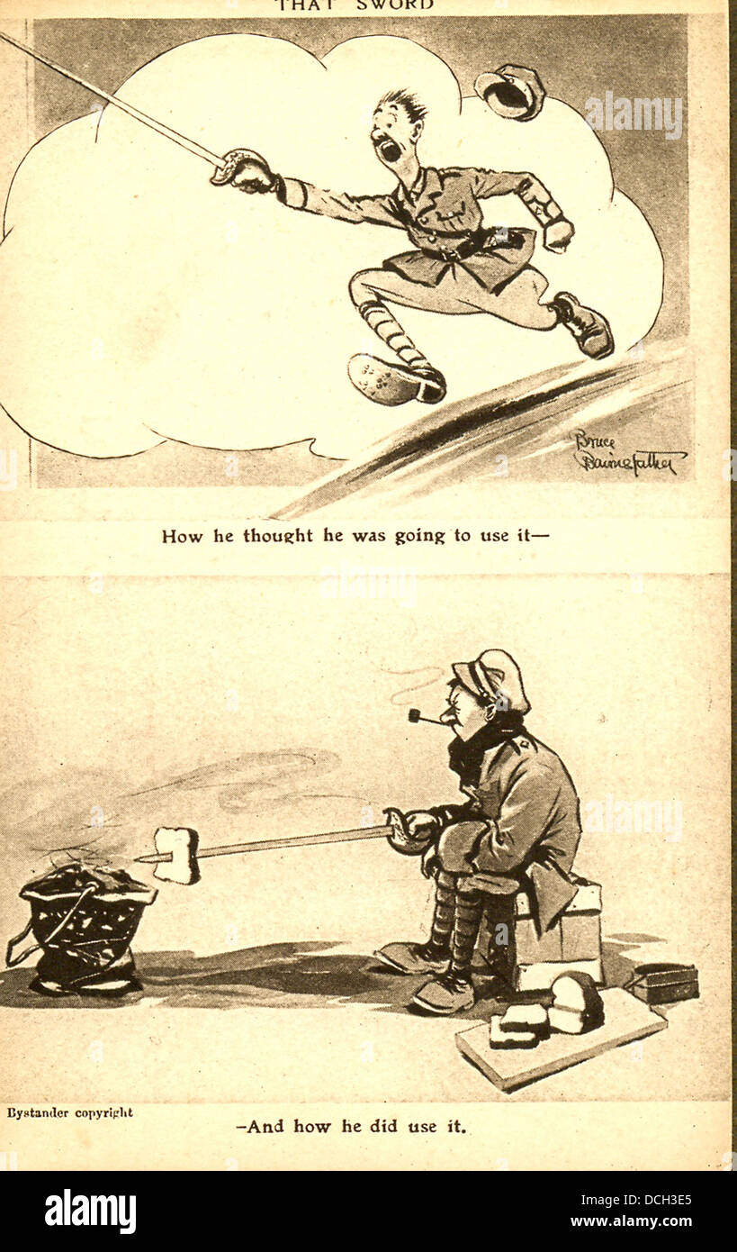 Old Bill Cartoons WW1