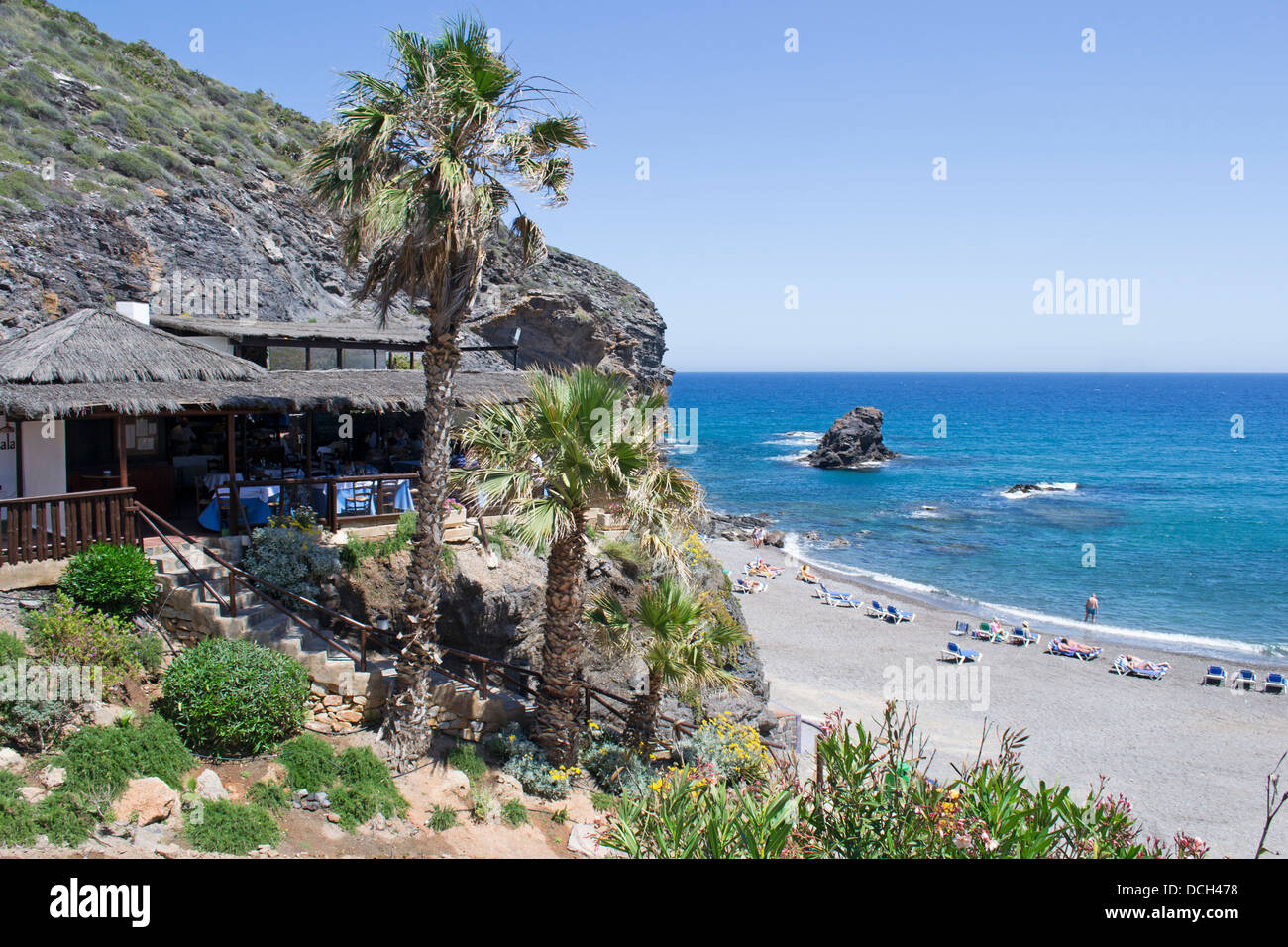 La Cala Restaurant, La Manga Club Resort, Costa Calida, Spain Stock Photo