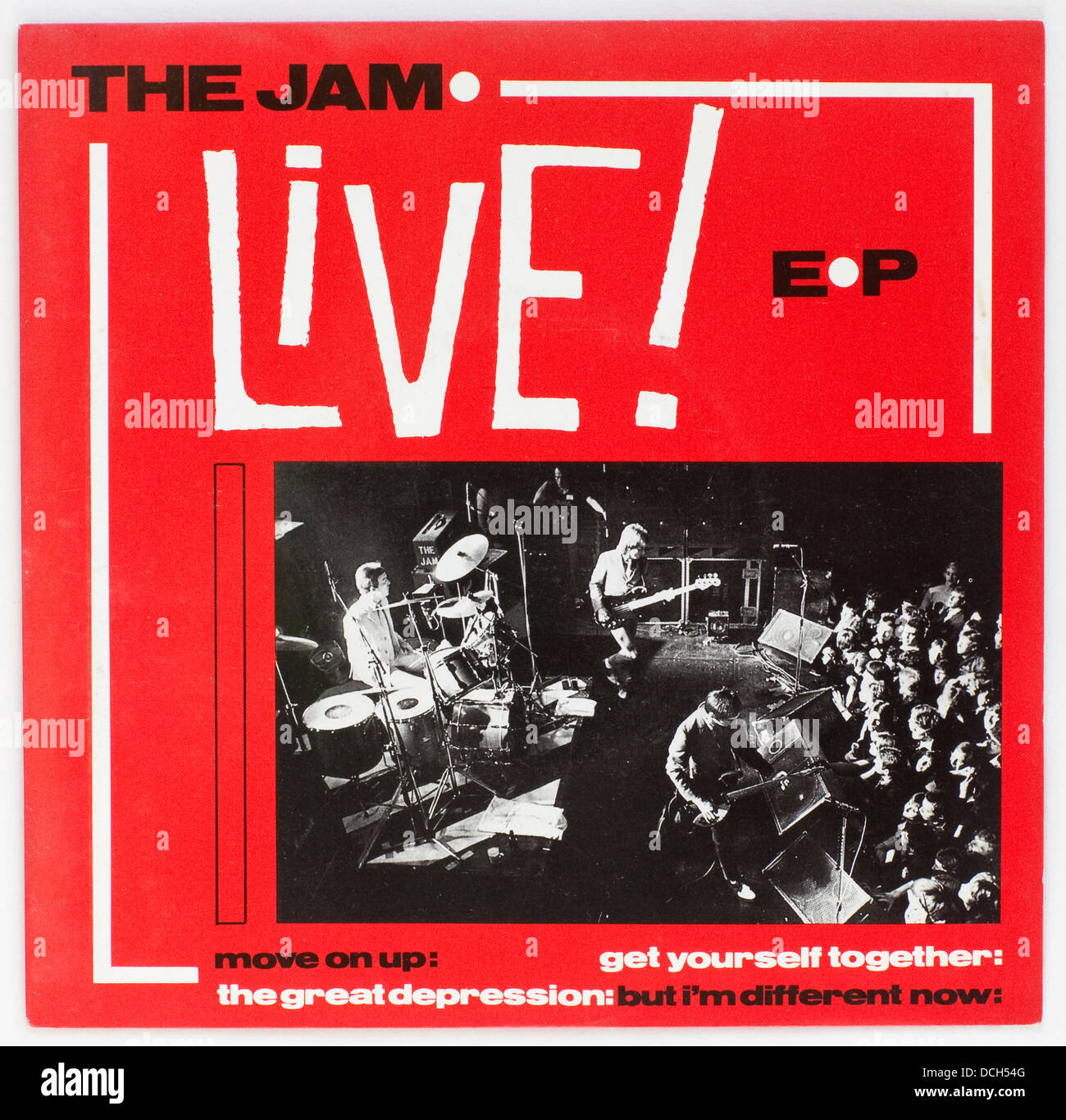 The Jam Live! EP, 1983 picture cover 7" EP on Polydor Editorial use