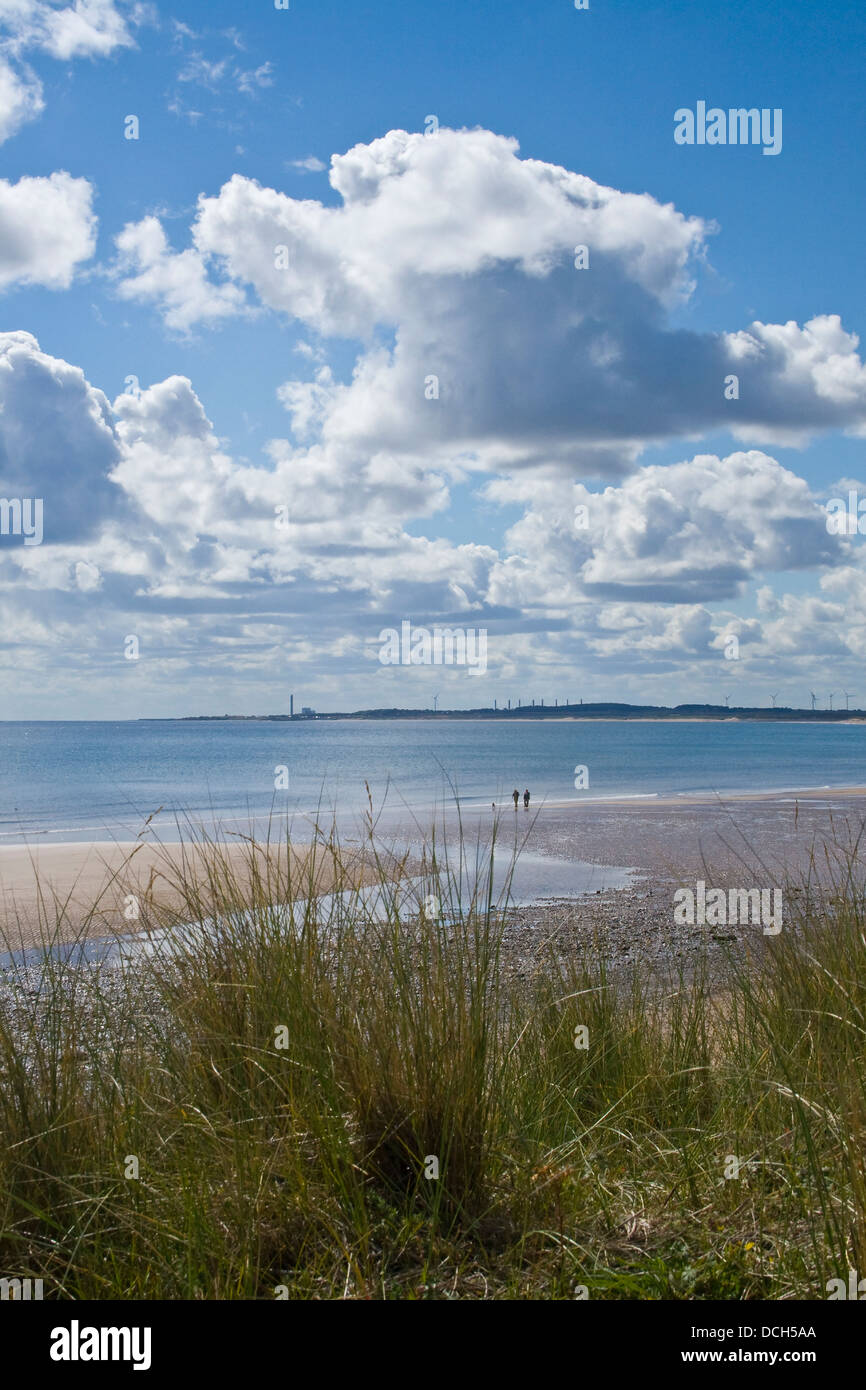 Beach at Druridge Bay Northumberland Stock Photo Alamy