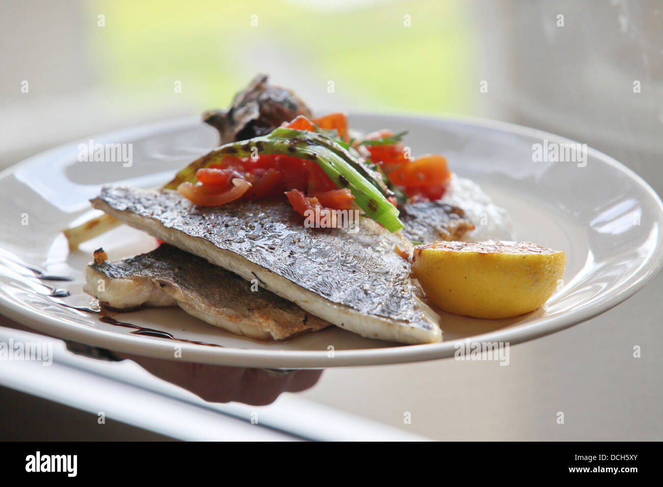 Fried fish Stock Photo